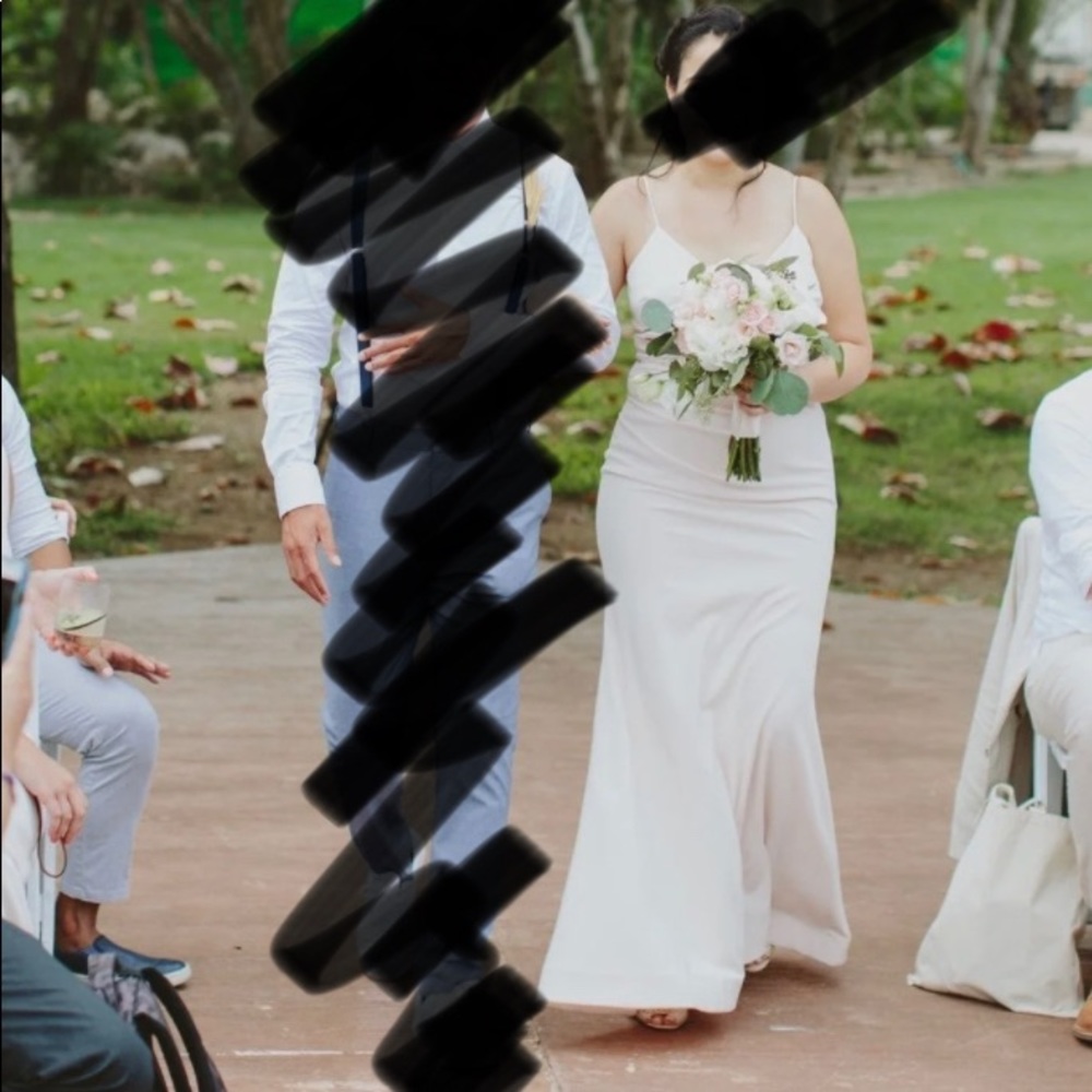 Calvin Klein bridesmaid dress